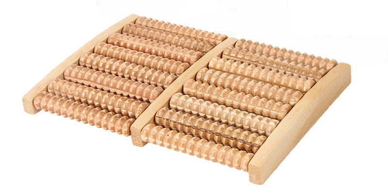 Wooden Foot Massager with 7 rows