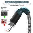 USB Type C extended fast charging cable