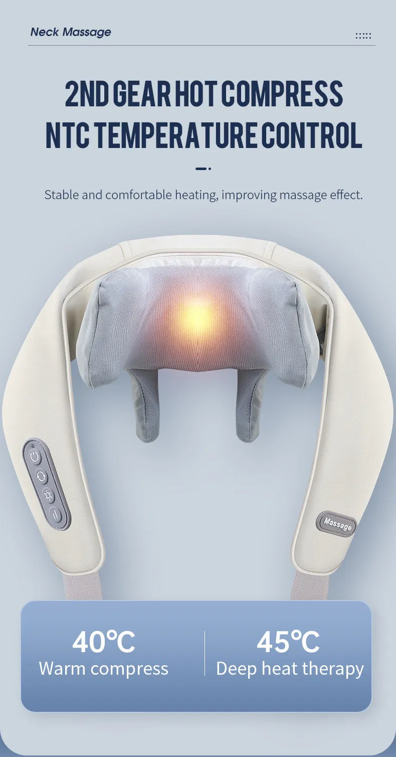 RelaxPro Deep Tissue Heated Neck and Shoulder Massager