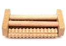 Wooden Foot Massager 3 Rollers