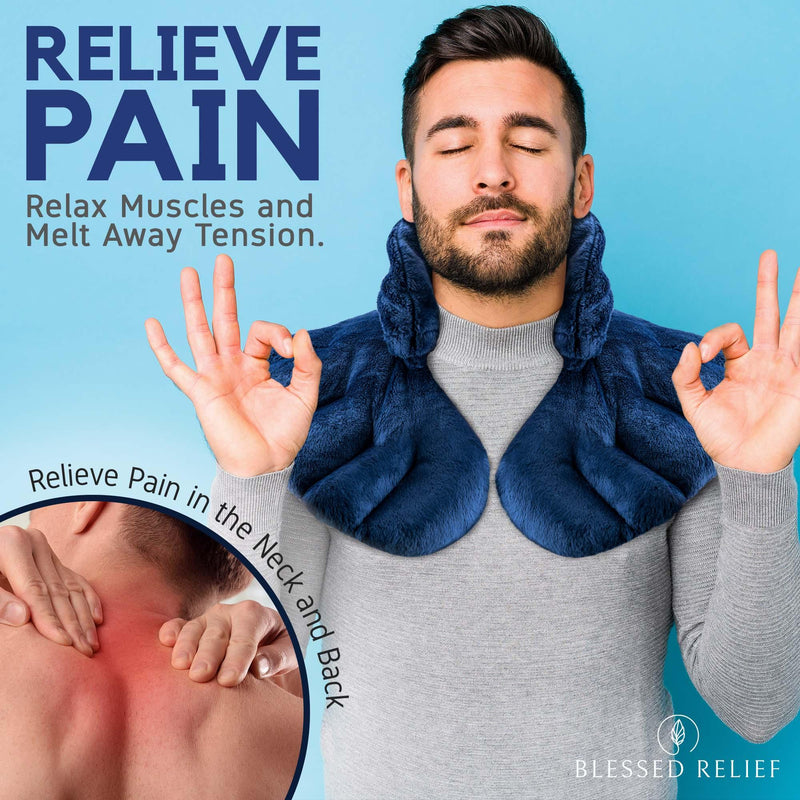 Microwavable Heat Wrap for Neck and Shoulders - Blessed Relief