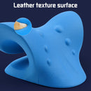 Neck Realignment Traction Pillow leather texture surface- Blessed Relief