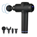 LCD Display Electric Massage Gun with different heads - Blessed Relief