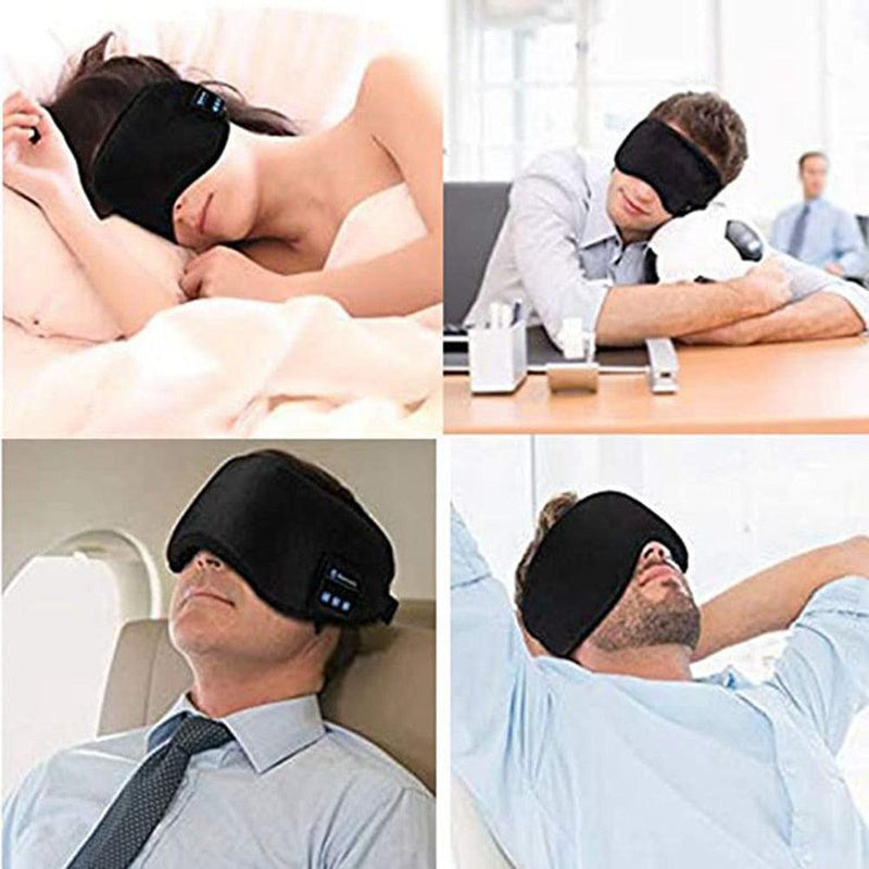 Bluetooth Sleeping Headphones Eye Mask - Blessed Relief