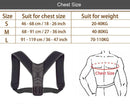 Lightweight Posture Corrector sizing chart - Blessed Relief