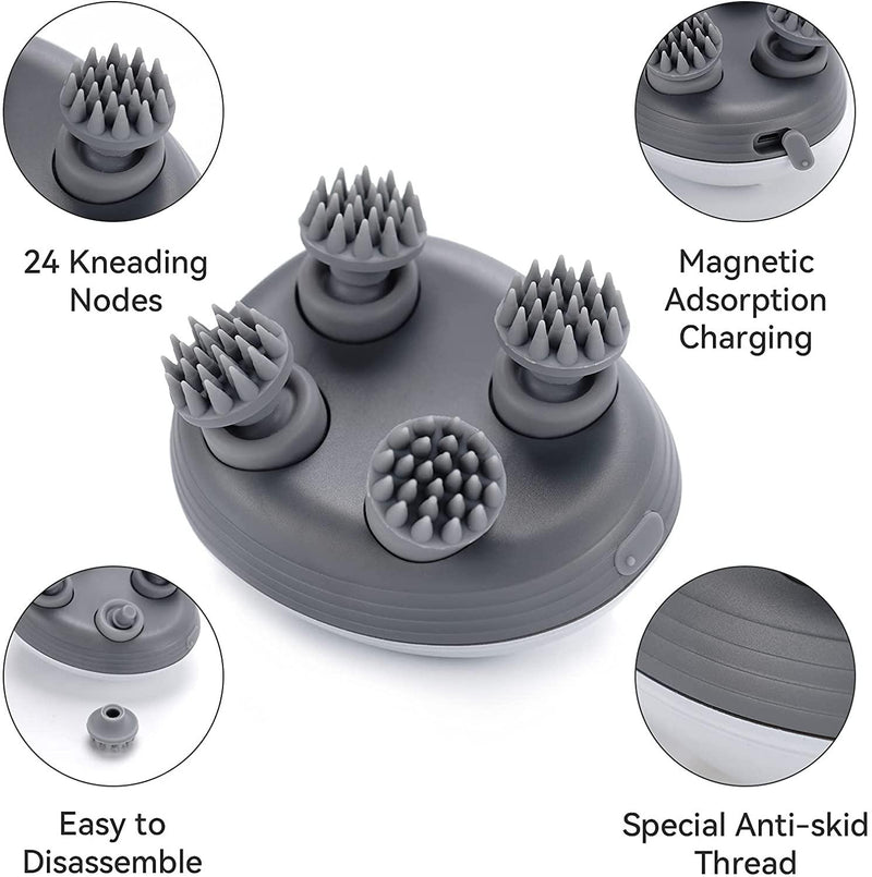 Scalp Massager Pro kneading nodes - Blessed Relief