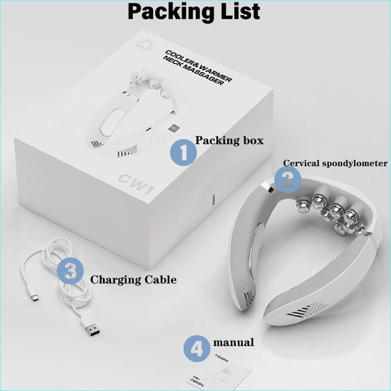 Upgraded Multifunctional Neck Massager packing list- Blessed Relief