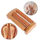Wooden Foot Massager 3 Rollers