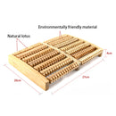 Wooden Foot Massager with 7 rows