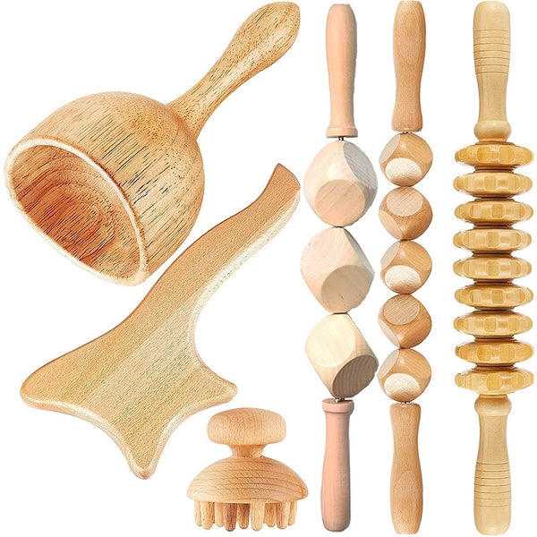 Professional Wood Therapy Massage Tools sets