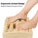 Wooden Foot Roller Massager with Nodes