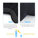 3D Memory Foam Silk Sleep Mask - 3D nose wing design -Blessed Relief