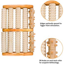 Wooden Foot Roller Massager with Nodes