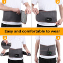 Electric Heated Waist Massage Belt for Lower Back and Abdominal Pain
