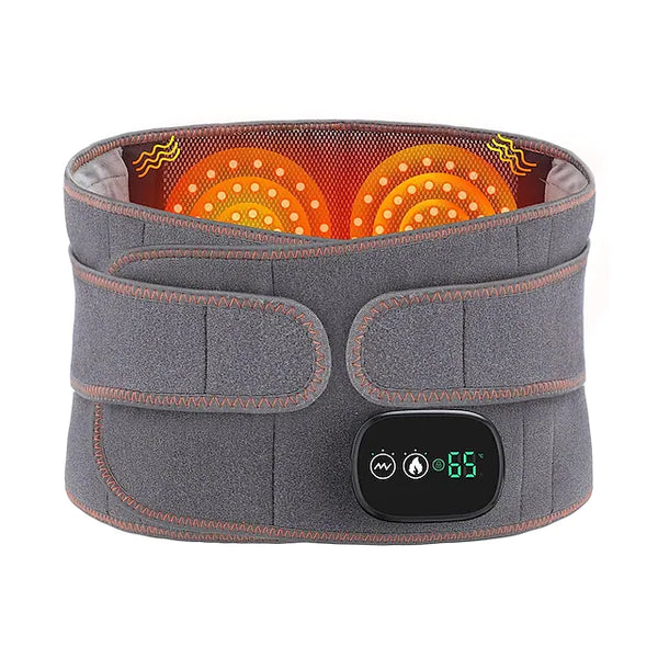 Electric Heated Waist Massage Belt for Lower Back and Abdominal Pain