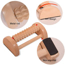 Single Wooden Foot Massage Roller