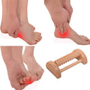 Single Wooden Foot Massage Roller